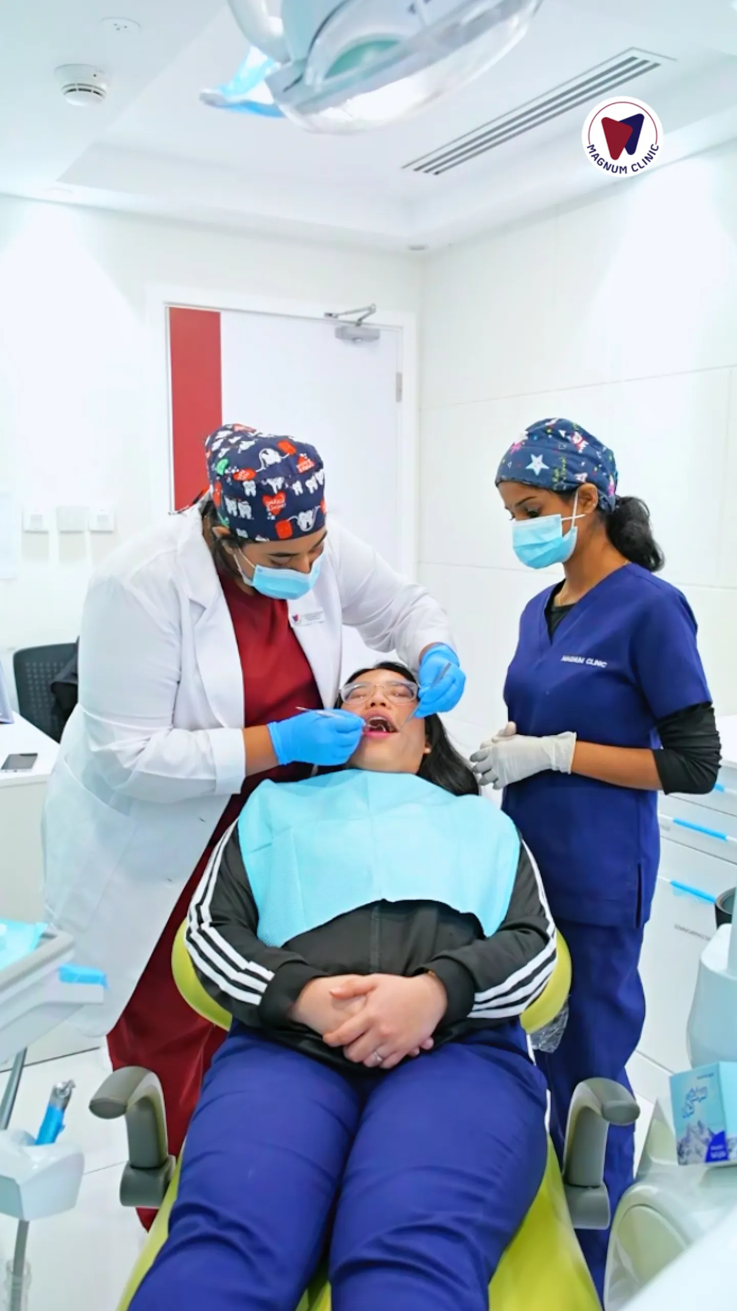 General, restorative, and preventive dentistry by Dr. Sathvica Chaparala at Magnum Dental Clinic Dubai