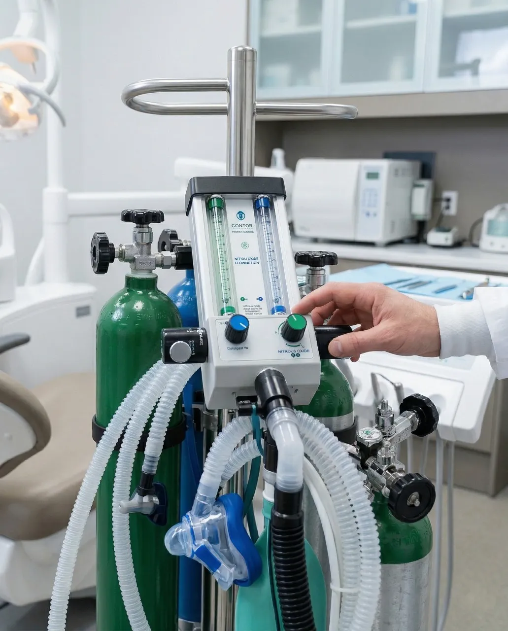 Nitrox oxide sedation